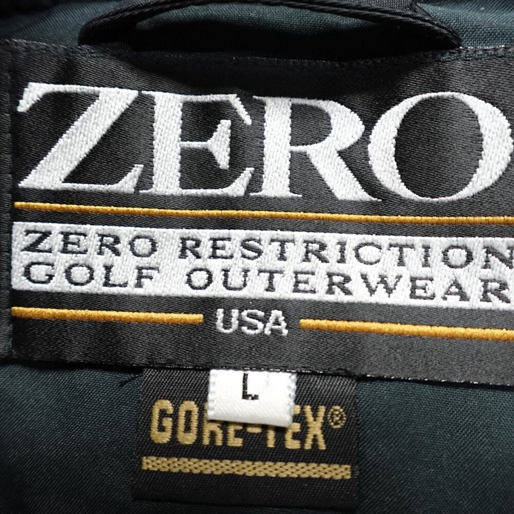 Zero Restriction Jacket Large Black Gore Tex Wind… - image 4
